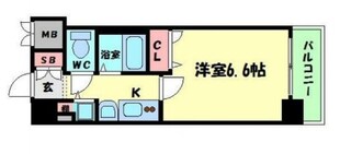 プレサンス本町プライムの物件間取画像